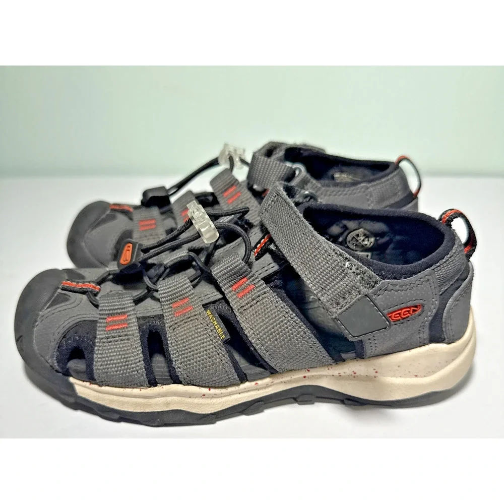 Keen Newport Neo H2 Sandals Grey/Orange Kids Size‎ 13